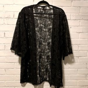 Express Lace shrug-cardigan